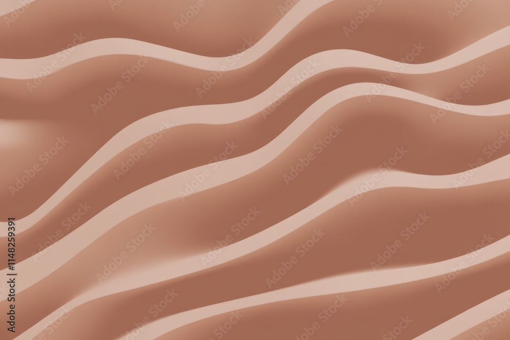 PANTONE 17-1230 Mocha Mousse Minimalist 3D Pattern Wallpaper Design PANTONE 17-1230 Mocha Mousse Minimalist 3D Pattern Wallpaper Design