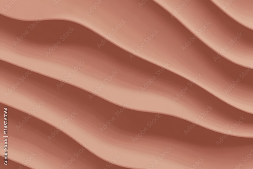 PANTONE 17-1230 Mocha Mousse Minimalist 3D Pattern Wallpaper Design PANTONE 17-1230 Mocha Mousse Minimalist 3D Pattern Wallpaper Design