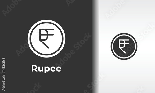 Rupee Vector, Icon Or Logo Sign Isolated Symbol Illustration