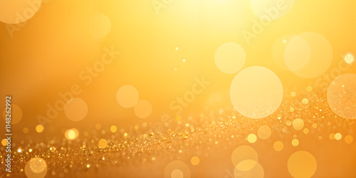 Abstract Golden Sparkle Gold Dust Background