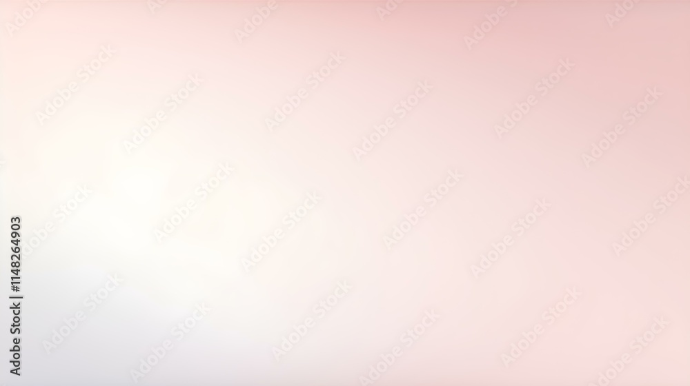 Fototapeta premium Gradient Background with strong Edges fading from Blush to White. Modern Presentation Template