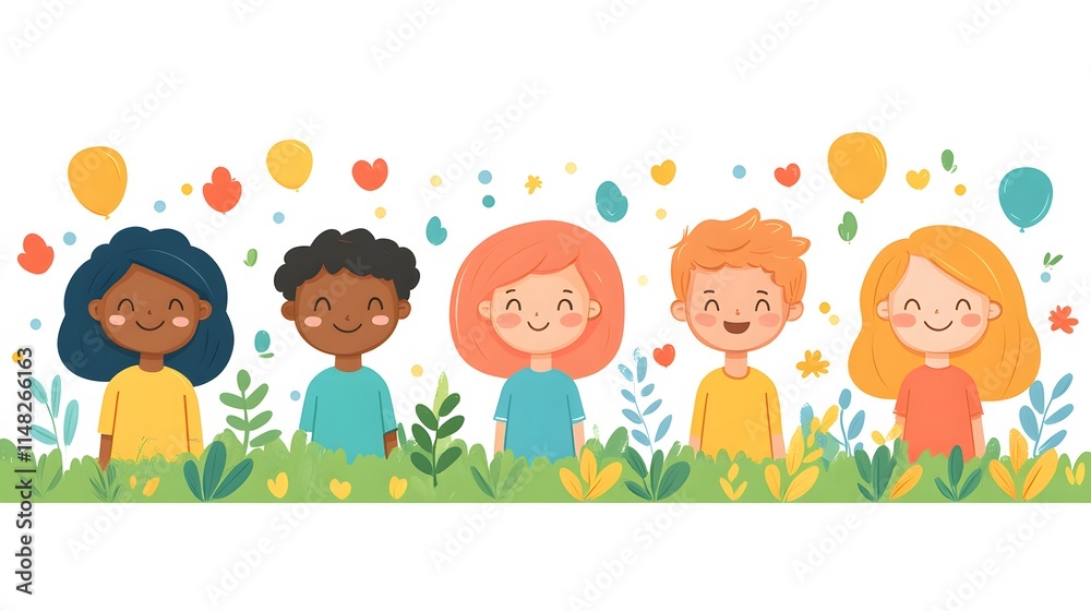 Flat vector of a group discussing digital transformation to improve resilience Flat vector of a group discussing digital transformation to improve resilience