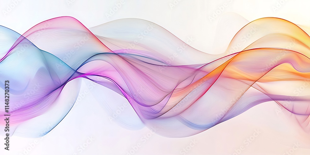 Abstract colorful flowing wave design. (1) Abstract colorful flowing wave design. (1)