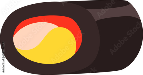 Colorful liquorice candy featuring a playful and cheerful filling, bringing a delightful touch of sweetness and fun to celebrations, gatherings, or any joyful occasion