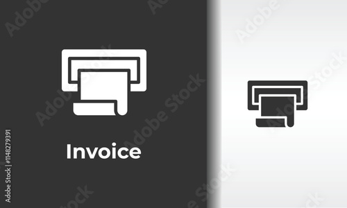 Invoice Vector, Icon Or Logo Sign Isolated Symbol Illustration