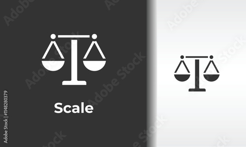 Scale Vector, Icon Or Logo Sign Isolated Symbol Illustration
