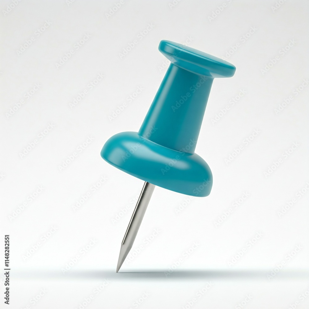 push pin isolated on white 3D Illustration push pin isolated on white 3D Illustration