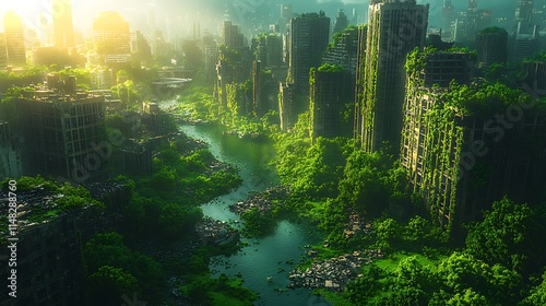 Overgrown Ruins Of A City Reclaimed By Nature