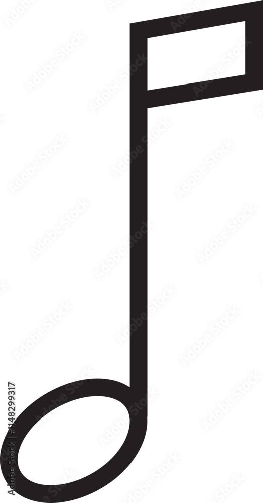 Music notes icon. Musical key trendy style symbol design element logo template for musical apps and website. Musical note melody vector illustration isolated on transparent background. Music notes icon. Musical key trendy style symbol design element logo template for musical apps and website. Musical note melody vector illustration isolated on transparent background.