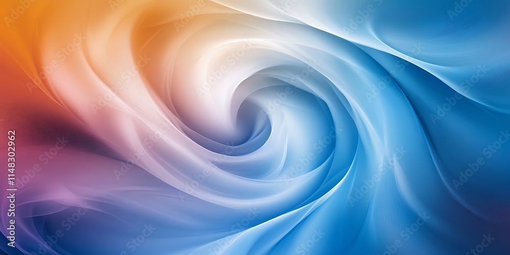 Obraz premium Abstract Swirling Colors Gradient Background Design