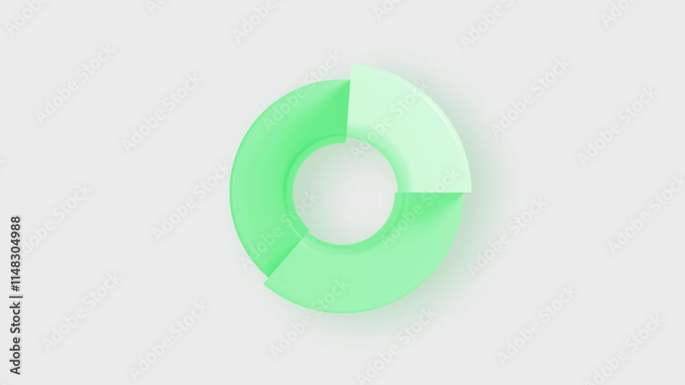 3D Colorful Pie Chart Animation – 4K Loop 3D Colorful Pie Chart Animation – 4K Loop
