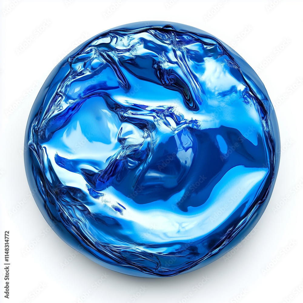 Delight in the Perfect Danish with a Full Metallic Blue Texture Delight in the Perfect Danish with a Full Metallic Blue Texture