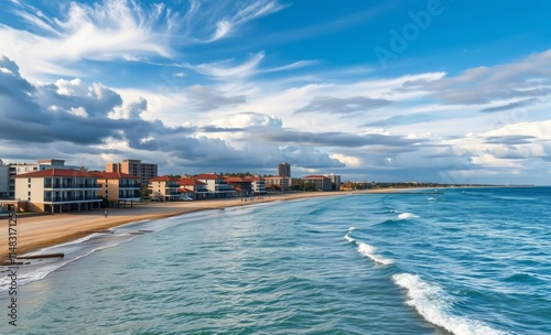 Beach front buildings near shelly park cronulla urban recreational areas of sydney eastern suburbs ocean front property ocean property house home beach real estate