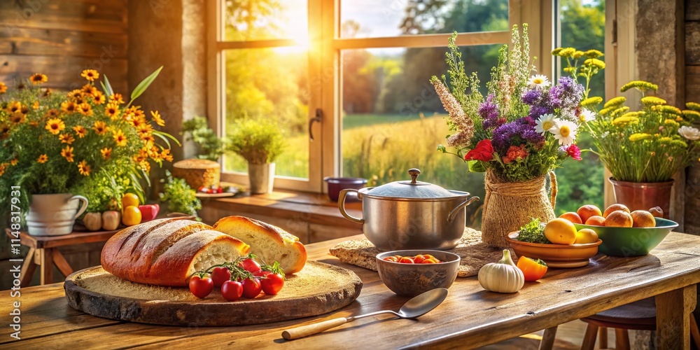 Rustic Farmhouse Kitchen Food Photography: Delicious Countryside Recipes & Home Cooking Rustic Farmhouse Kitchen Food Photography: Delicious Countryside Recipes & Home Cooking