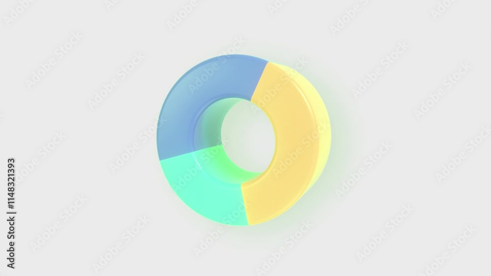 3D Colorful Pie Chart Animation – 4K Seamless Loop 3D Colorful Pie Chart Animation – 4K Seamless Loop