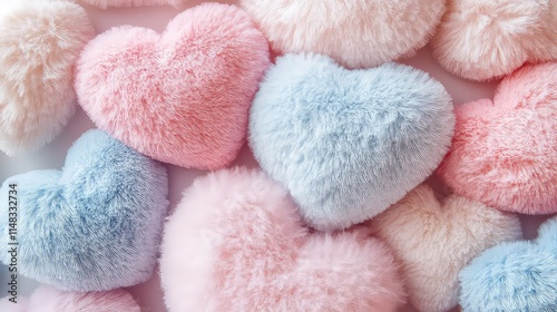 Valentine's Day Themed Background, Generative AI
