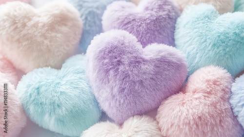 Valentine's Day Themed Background, Generative AI