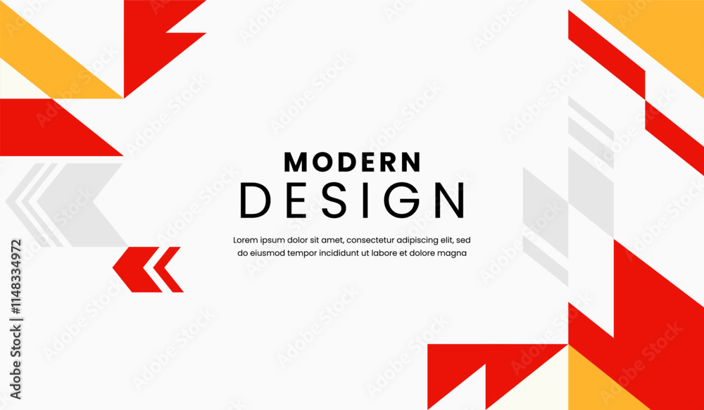 Red and yellow abstract geometric background vector illustration Red and yellow abstract geometric background vector illustration