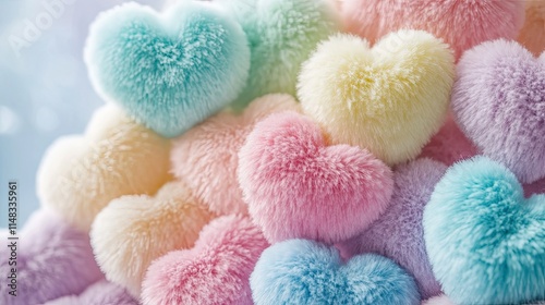 Valentine's Day Themed Background, Generative AI