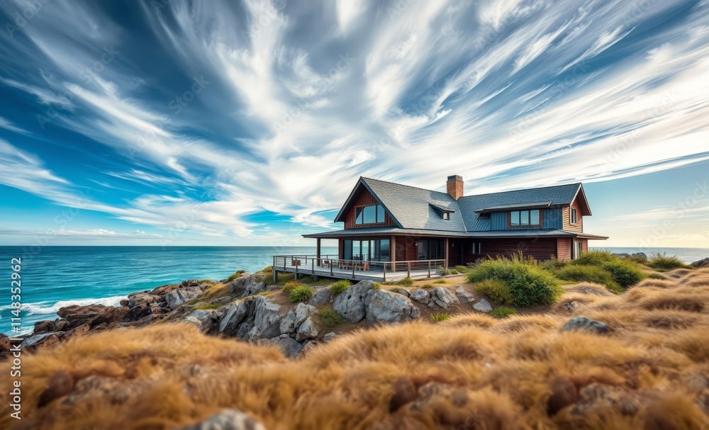 Coastal house with ocean views ocean front property ocean property house home beach real estate Coastal house with ocean views ocean front property ocean property house home beach real estate