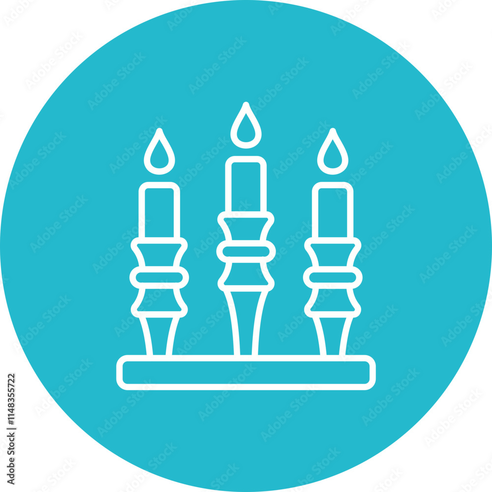 Candle Stand Icon Candle Stand Icon