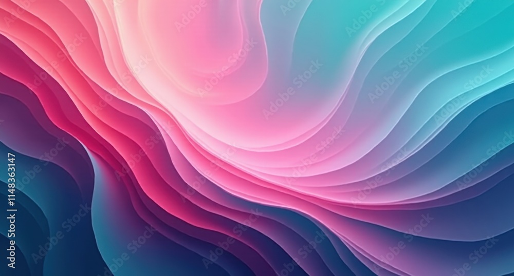 Fototapeta premium There is a Hot Pink + Electric Blue background, gradient and patterns wallpaper, dynamic Luminous Jade light, canvas made from gradients, high angle, riot background, foto, soft organic