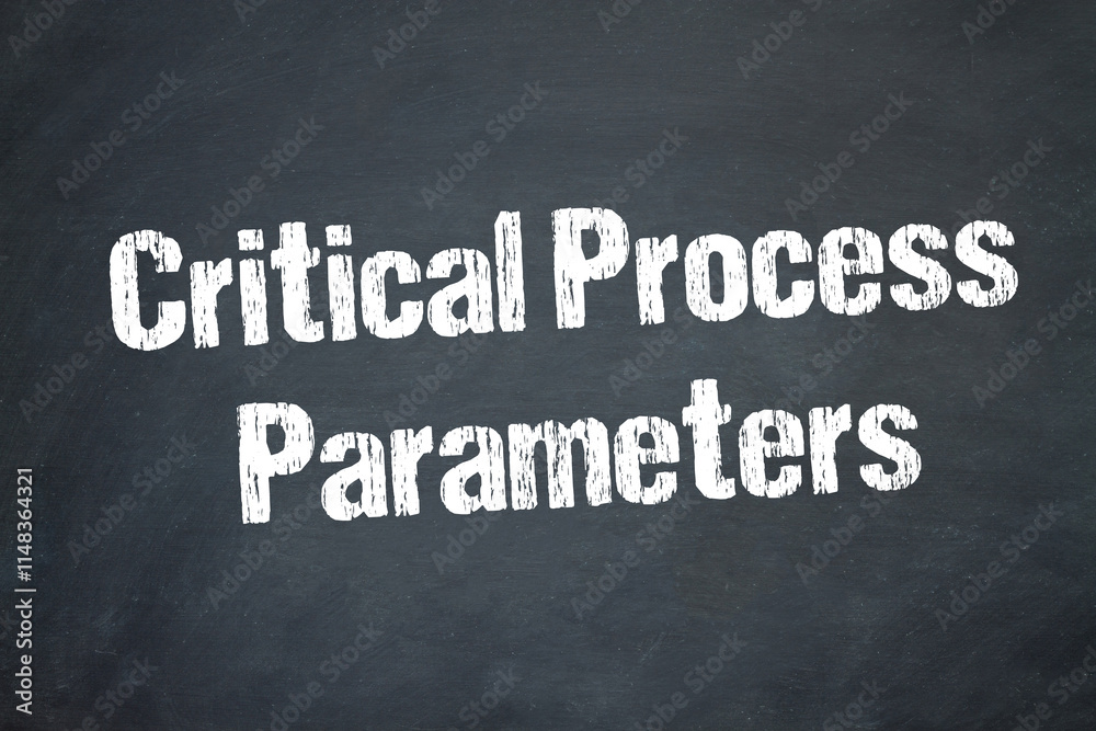 Fototapeta premium Critical Process Parameters 