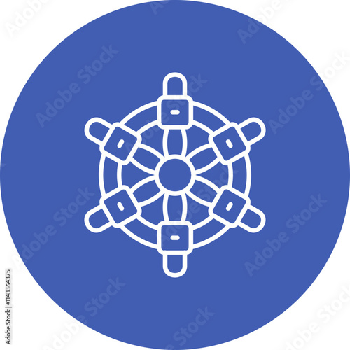 Ship Wheel Icon