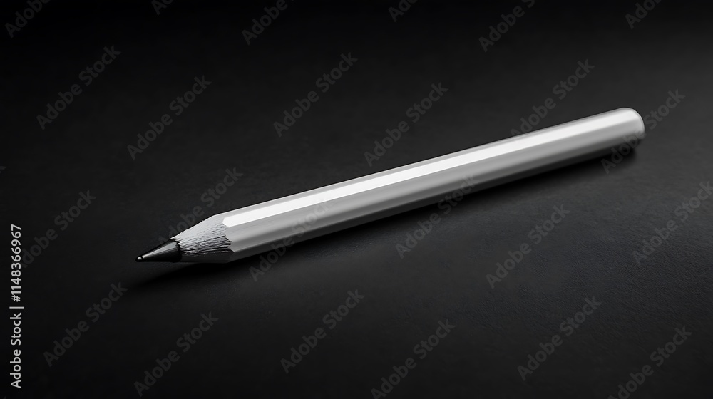 Silver pencil on black. Silver pencil on black.