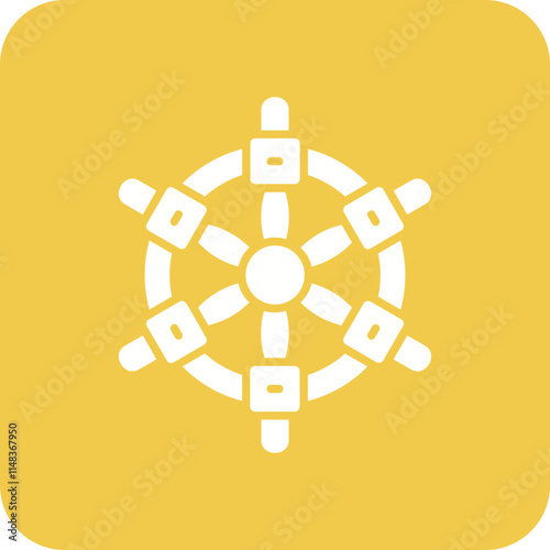 Ship Wheel Icon