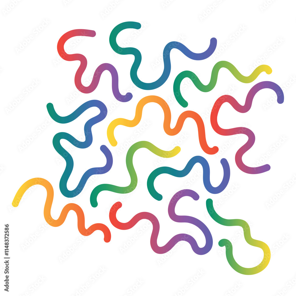 Colorful Abstract Flowing Pattern Design Colorful Abstract Flowing Pattern Design
