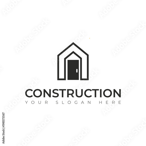 Real Estate construction building Repair logo vector