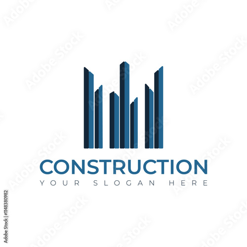 Real Estate construction building Repair logo vector