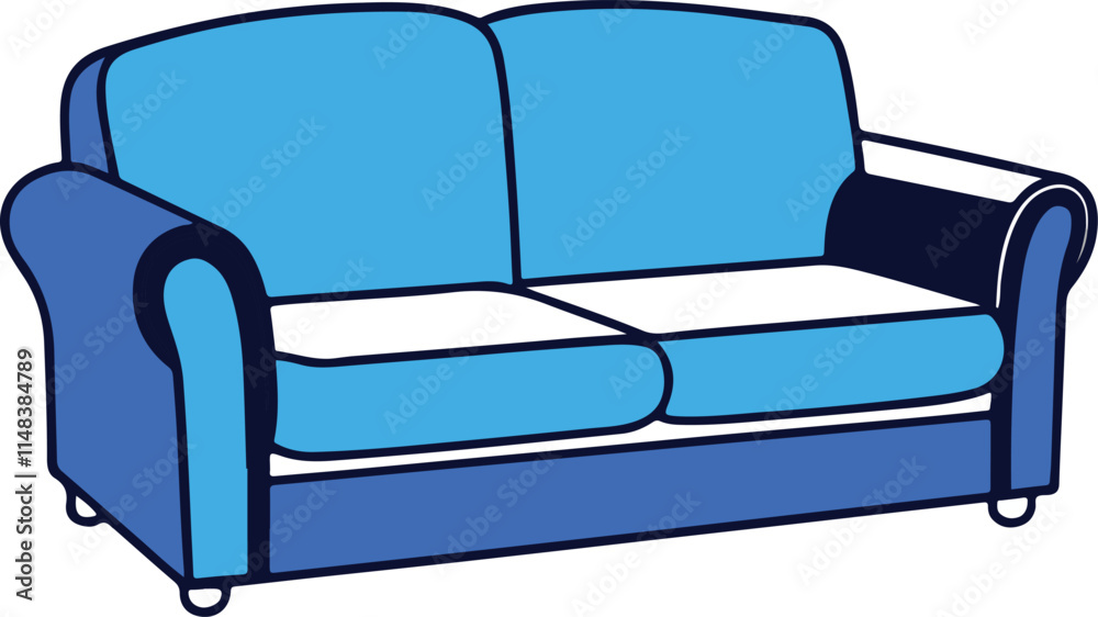sofa, couch, furniture icon isolated vector on white background sofa, couch, furniture icon isolated vector on white background
