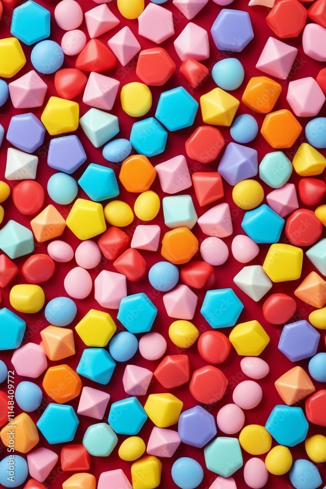 a close up of a bunch of colorful candy hearts on a red surface a close up of a bunch of colorful candy hearts on a red surface