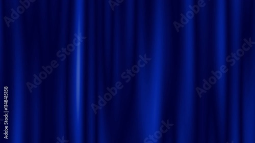 Deep blue velvet curtain backdrop theatre stage elegant rich fabric luxurious texture smooth folds dramatic scene elegant design 