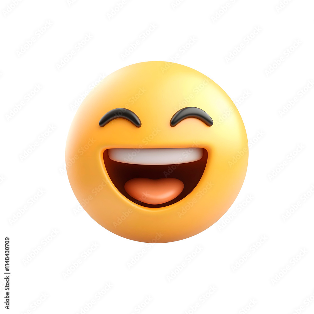isolated 3d laughing emoji on plain background joyful emoticons happy reaction icons isolated 3d laughing emoji on plain background joyful emoticons happy reaction icons