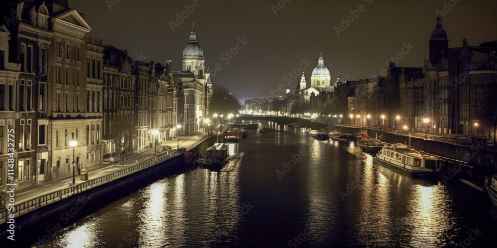 Naklejka premium Aerial view of city landscape