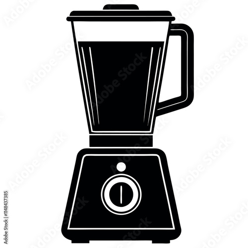 A blender machine vector illustration.