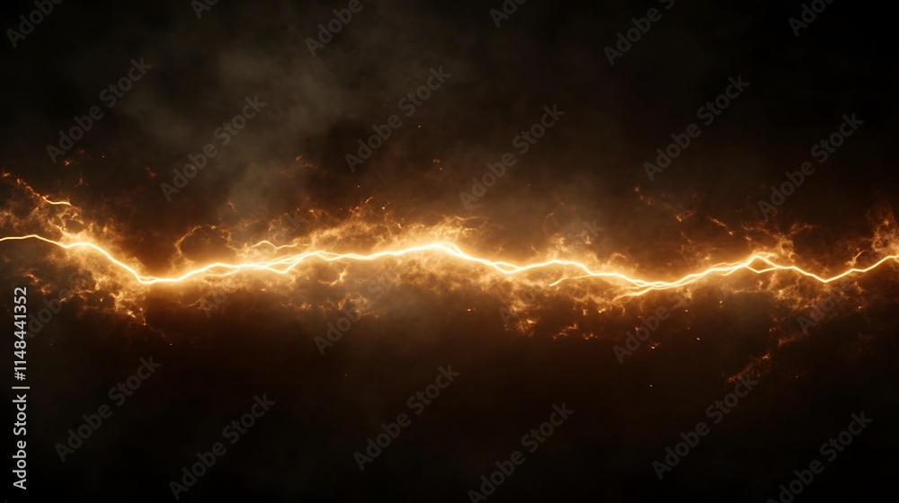 Bright orange electrical spark. Bright orange electrical spark.