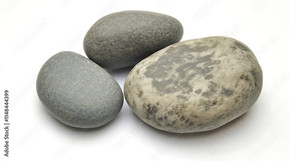 Three smooth stones. Three smooth stones.