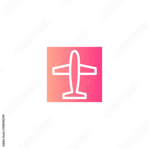 airport gradient icon