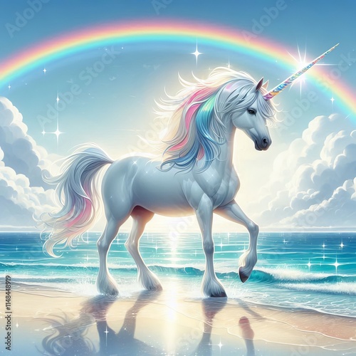 Pearl Ocean Unicorn