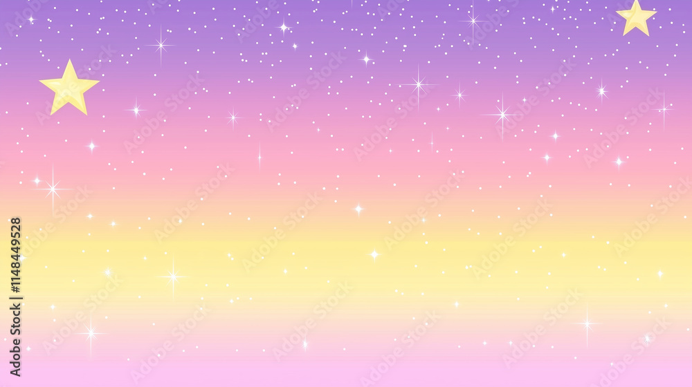 Dreamy Pastel Gradient Background with Sparkling Stars for a Magical and Soft Aesthetic Dreamy Pastel Gradient Background with Sparkling Stars for a Magical and Soft Aesthetic