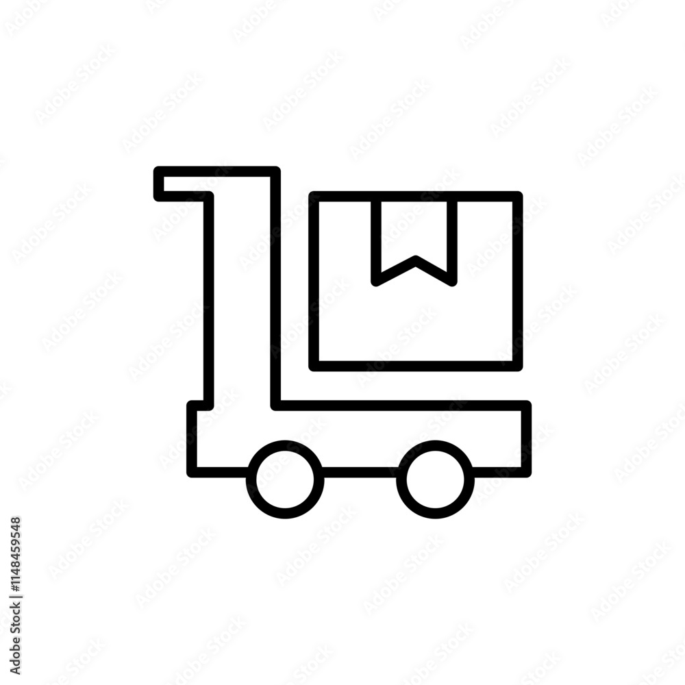 boxes line icon boxes line icon