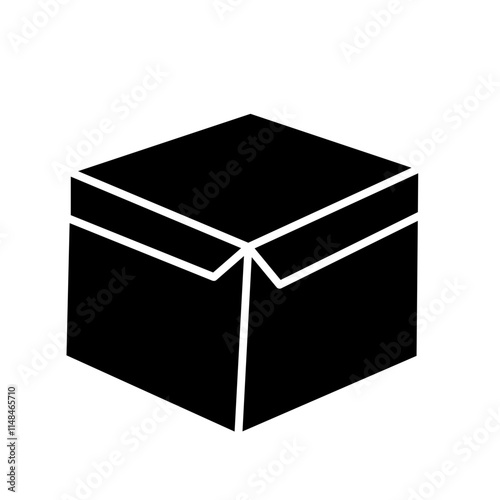 open box glyph icon