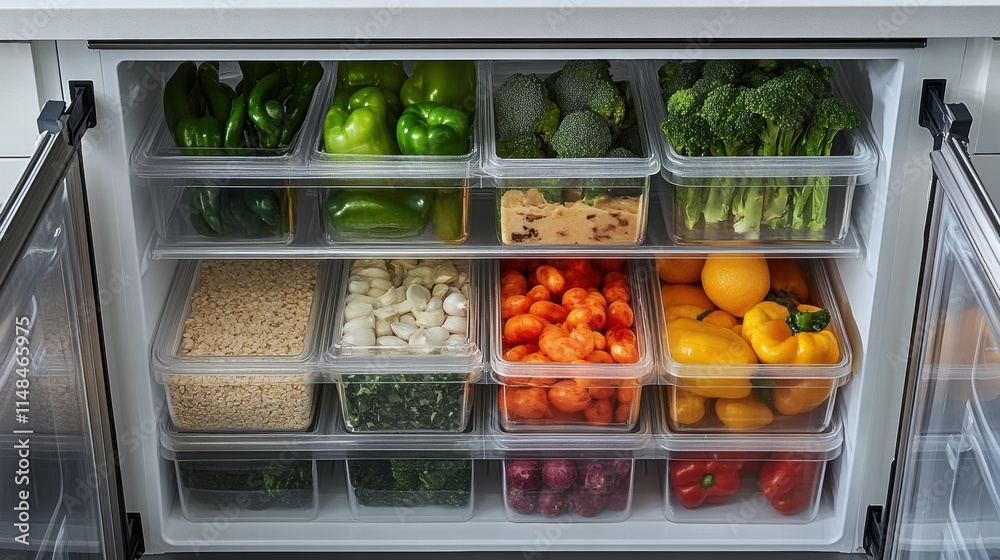 Organizing food storage kitchen images modern home frontal view clean lines for freshness Organizing food storage kitchen images modern home frontal view clean lines for freshness