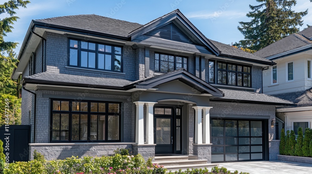 Modern Luxury Home with Stylish Architecture and Expansive Windows Modern Luxury Home with Stylish Architecture and Expansive Windows