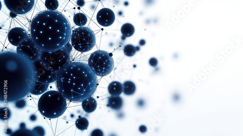 Data points cluster around visual graph with one point far from main group. Visualizing data set outlier detection. Data analysis showing anomaly. Graph illustrates complex data structure. Shows data
