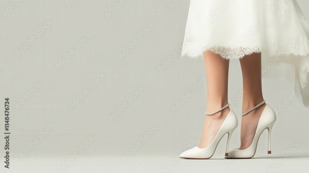 White heels inspiration minimalist product shot White heels inspiration minimalist product shot